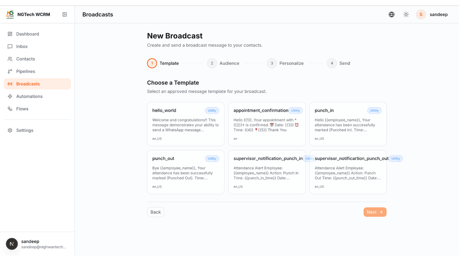 High-Volume Broadcast Campaigns